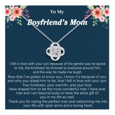 UNGENT THEM Gifts for Boyfriends Mom, To My Boyfriends Mom Necklace, Boyfriends Mom Christmas Gifts