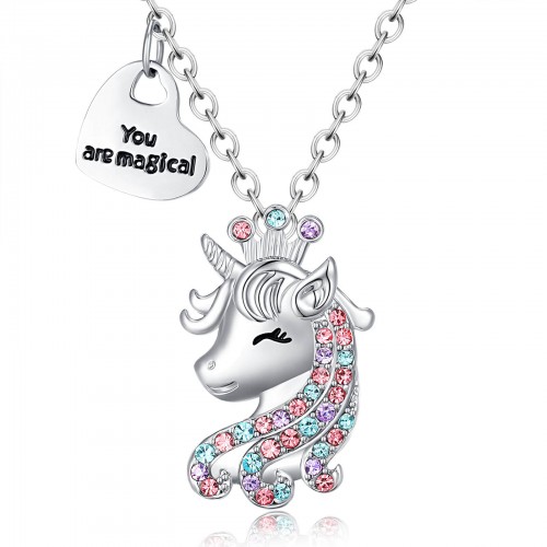 UNGENT THEM Happy 4th Birthday Gifts for Girls Unicorn Necklace for Little  Girls Unicorn Jewelry Gifts for Girls Daughter Sister Granddaughter Niece  Birthday Party