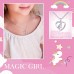 UNGENT THEM Silver Unicorn Necklace for Girls Life is Magical Crystal Heart Pendant Necklaces Unicorn Girls Jewelry Birthday Gifts for Little Girls Daughter Granddaughter