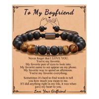 UNGENT THEM Boyfriend Gifts from Girlfriend, Anniversary Birthday Christmas Valentines Day Gifts for Boyfriend Him Boyfriend Bracelet Valentines Day Gift Ideas…